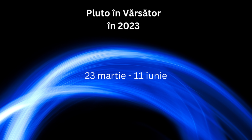Pluto în Vărsător în 2023